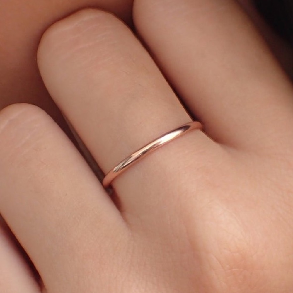 Rose Gold Wedding Band